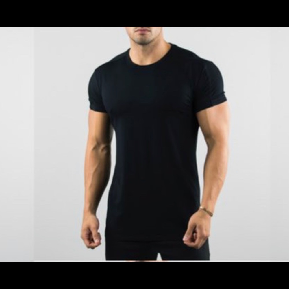 Alphalete Rolled Muscle Tee 2.0 Black